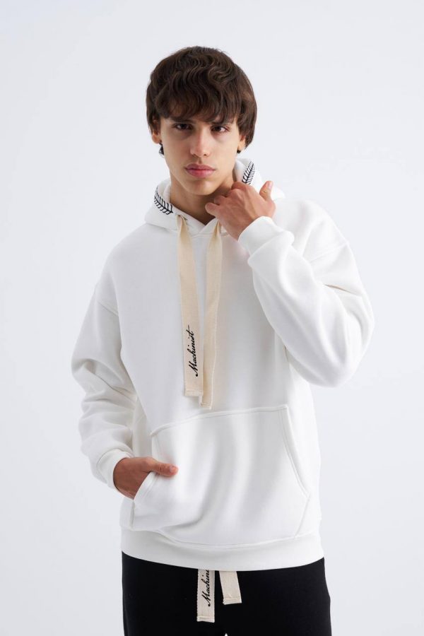 "Chic White Hoodie"