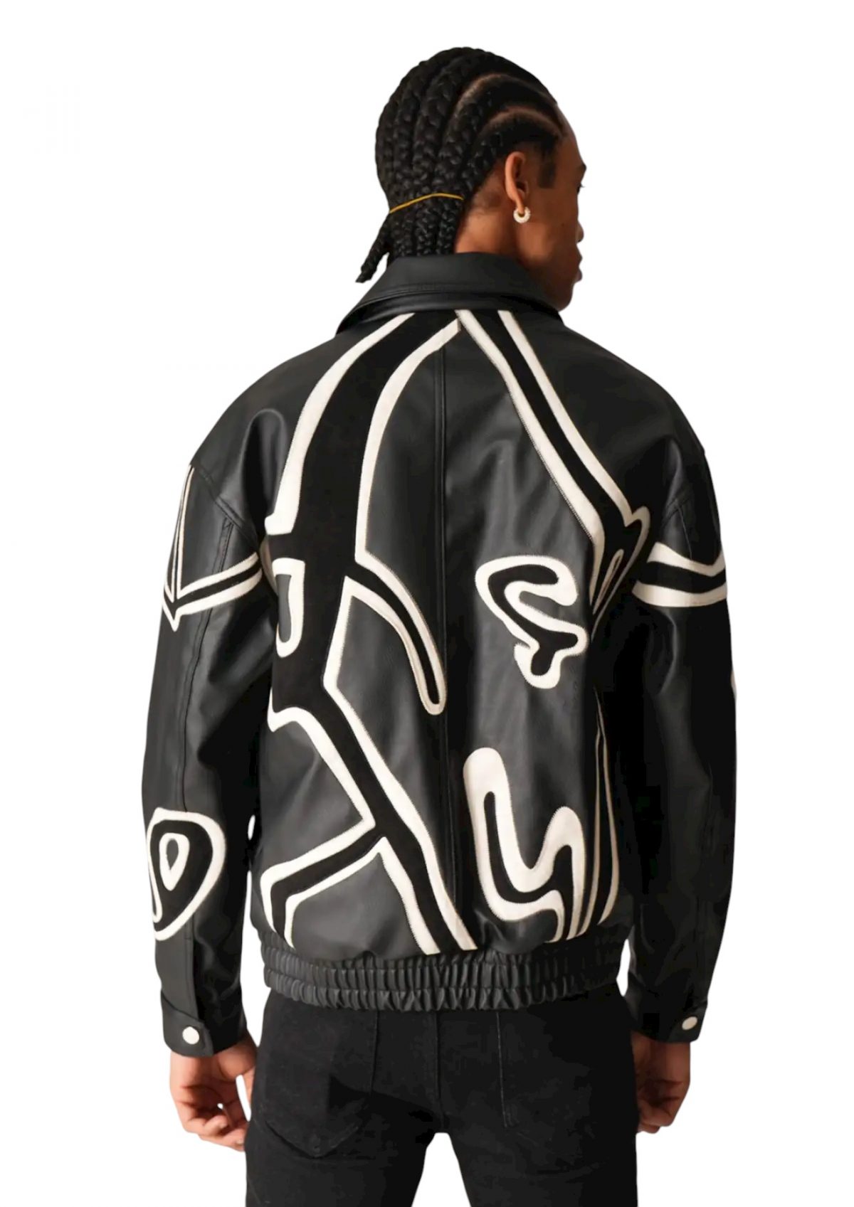 ⁦"Bold Leather Jacket"⁩ – תמונה ⁦2⁩