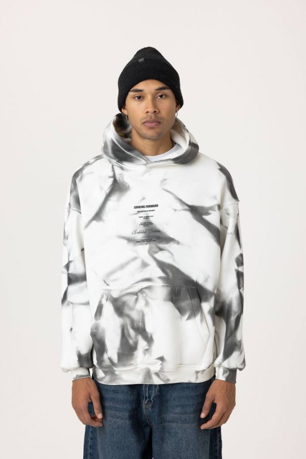 "Marble Graphic Hoodie"