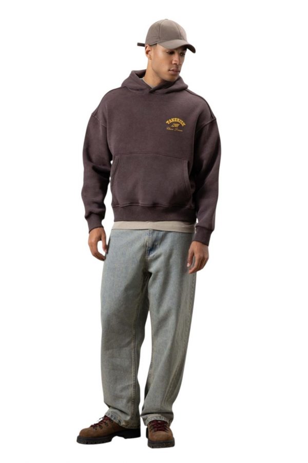 "SILENT FORCE HOODIE BROWN"
