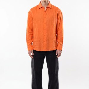 YAGO Sunset Orange Linen