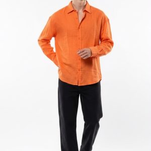 YAGO Sunset Orange Linen